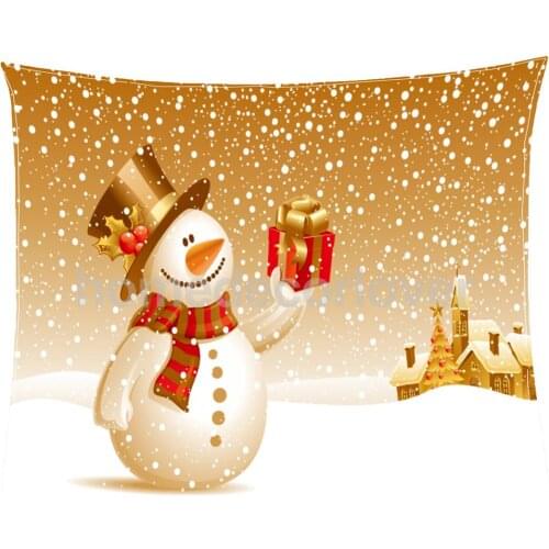 Christmas Soft Fleecy Throw Over Festive Xmas Polar Fleece Sofa Blanket