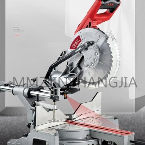220V Multifunctional Electric Miter Saw 10 Inch Wood Cutting Machine Cutting Tool 2000W High Power Miter Saw