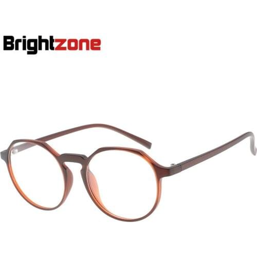 Brightzone Unique Italy Design TR-90 Anti Blue Light Prescription Myopic Lens Fashion Brand Optical Eye Glasses Clear Eyewear