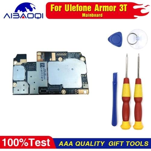 AiBaoQi New Original mainboard 4G+64G ROM Motherboard flex cable board For Ulefone Armor 3/Armor 3T Android 8.1 Phone