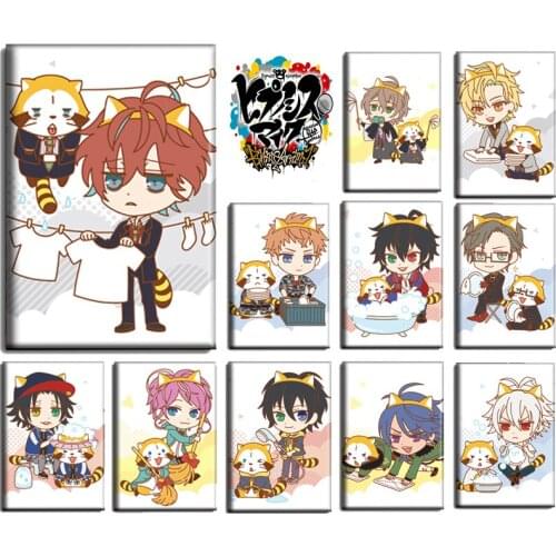 Japan Anime Hypnosis Mic -Division Rap Battle- Ichirou Yamada Jirou Cosplay Fridge Magnet Cartoon Magnetic Patch Home Decor Gift