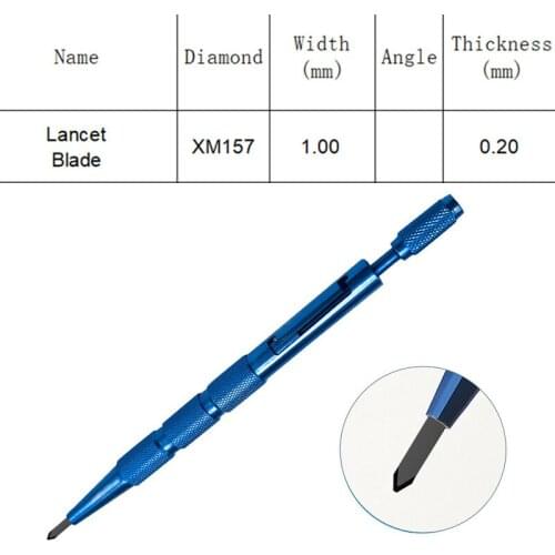 1set Black Diamond Lancet Blade Ophthalmic instrument eye Ophthalmic blade