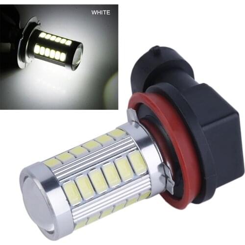 Universal 1pc 30W H11 5630 33LED 12V High Brightness Car Fog Light Headlight Bulb Driving Lamp White 800LM 6500K