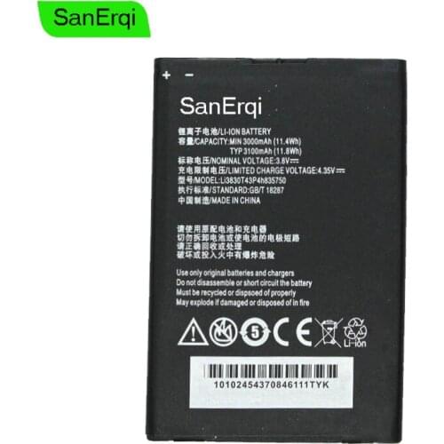 10pcs Li3830T43P4h835750 Battery For ZTE S291 Grand S2 Bateria Accumulator 3000mAh