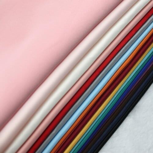 150cm 5yards/lot Silk satin cloth fabric candy colors for choose dressmaking skirt shirt matrials