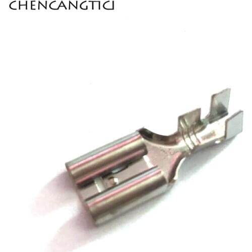 20 Pcs Auto Connecting Crimping Type Stamping Pins Wire Crimp Car Splices 9.5 MM Female Terminal DJ622-D9.5x1.2C G256