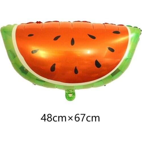 200pcs/lot Fruit Strawberry Pineapple Watermelon Foil balloons Birthday Summer Party Helium Globos Decor kids toy Gift Supplies