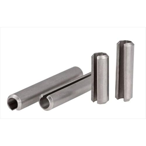 304 Stainless Steel Split Spring Roll Dowel Pins M8*12/14/16/18/20/25/30/35/40/45/50MM elastic cylindrical pins Fasteners