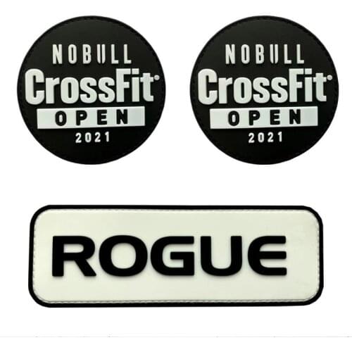 3D PVC Velcros Patches Fitness Crossfit/Rogue 2021 Badge Military Armband Tactical Rubber Patches