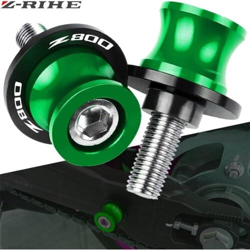 Motorcycle Accessories CNC Aluminum Swingarm Spools stand screws Slider For KAWASAKI Z800 Z 800 2013 2014 2015 2016 2017 z800