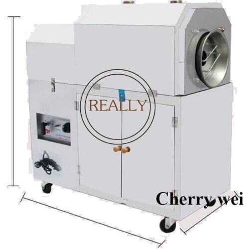 12-20kg/Batch Nut Roasting Machine Capacity Gas Type Peanut Chestnut Melon Seeds Roasting Machine