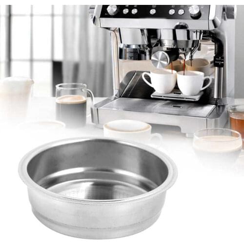 51mm Single Layer Stainless Steel Coffee Machine Filter Strainer Bowl Fit for DeLonghi Coffee Friendly Machine Accessories