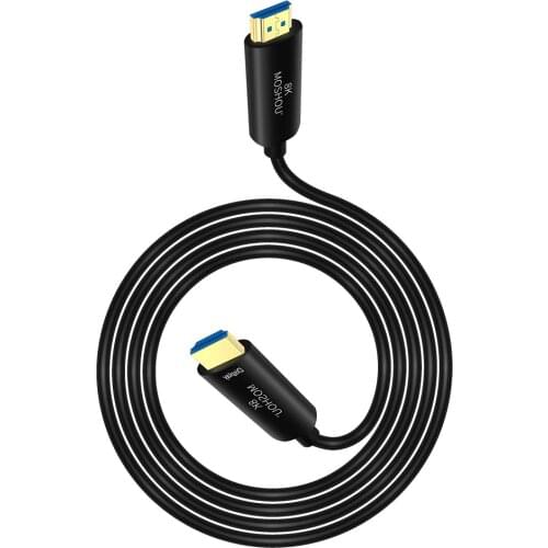 MOSHOU Optical Fiber HD 2.1 Cable for PS5 PS 4 8K/60Hz 4K/120Hz 48Gbs with Audio Video HDMI-compatible Lossless amplifier