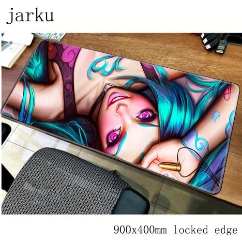 Jinx pad mouse computador gamer mause pad 900x400X2MM padmouse big Adorable mousepad ergonomic gadget office desk mats