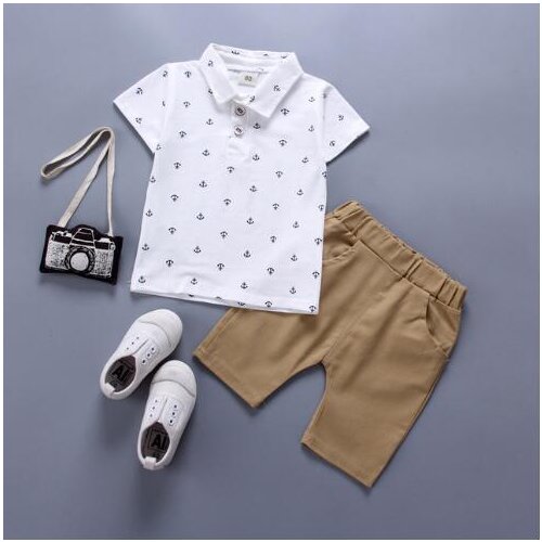 BibiCola Summer Baby Boys Clothing Set Kids Striped Tops+ Pants Sport suit Infant Toddler Boys Clothes Set Kids Tracksuit Set