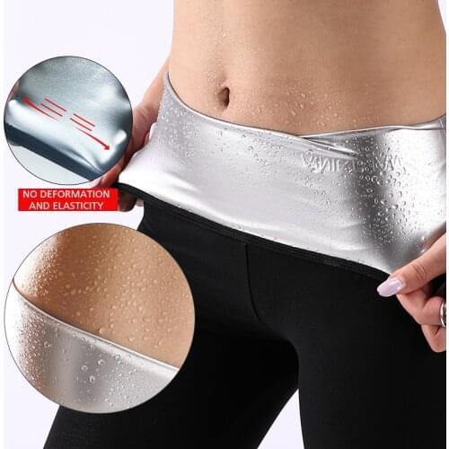 M-3XL) Body Shaper Pants Sauna Shapers Hot Sweat Sauna Effect Slimming Pants Fitness Short Shapewear Leggings Fitness Pants