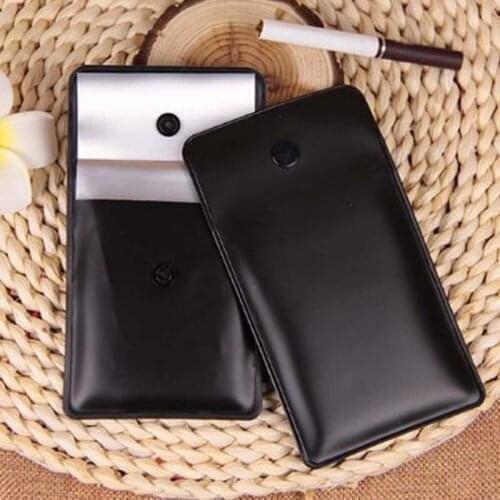 PVC Mini Ashtrays Bag Potable Pocket Ashtray Outdoor Smoking Cigarette Cigar Ash Tray Smoking Tray