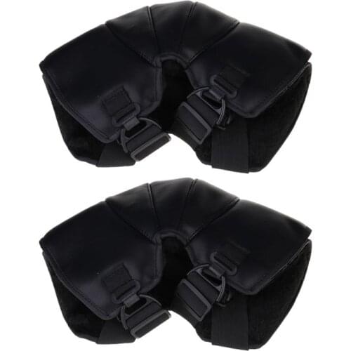 Motorcycle Warm Kneepad Motorbike Riding Knee Pads Windproof coldproof Winter Outdoor Knee Protective Guard PU Leather
