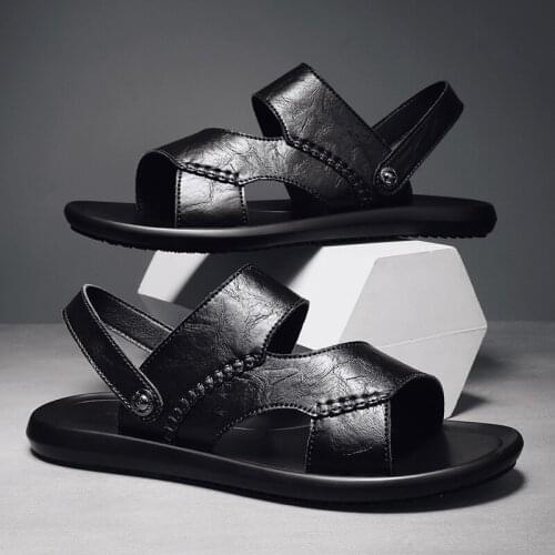 2021 Brand New Men Casual Canvas Sandals Summer Fashion Slipper youth Comfortable Cool Outdoor Beach Shoes