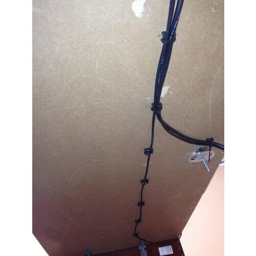 KSOL New Style New Black 4.5mm Width Cable Tie Base Saddle Type Mount Wire Holder 100Pcs