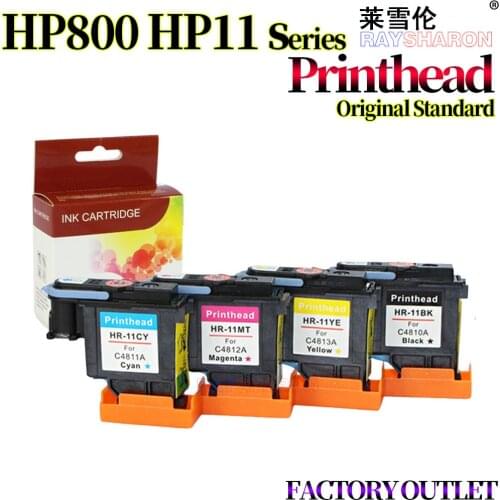 Print Head,Printhead Replacement For Use in HP 11 100 HP510 HP800 HP110 C4810A C4811A C4812A C4813A HP500