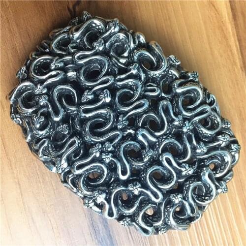 High Quality Snake Hollow Belt Buckle Fashion Personality Alloy Man Belt Buckle For Man Leather Belt AK0035