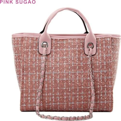 Pink Sugao luxury handbags women bags designer ladies shoulder bag designer purses and handbags high quality tote bag fashion