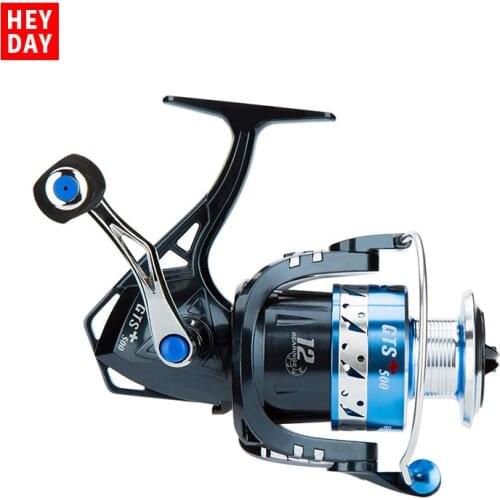 GTS Spinning Fishing Wheel 12 Axis Left Right 2000/3000/4000/5000 Series Fishing Wheel 5.2:1 Speed Ocean Fishing Reel