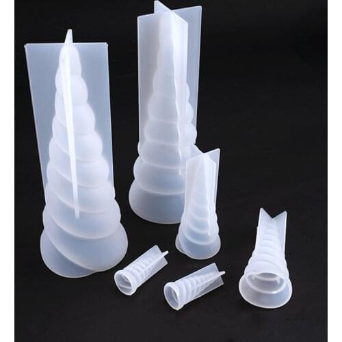 SNASAN horn Silicone Mold for jewelry making tool UV epoxy resin molds Dried Flower Resin Decorative Craft