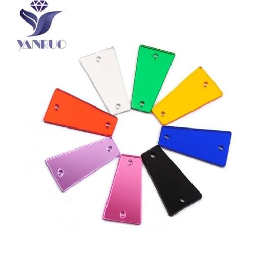 30pcs Irregular Mirror Sewd Rhinestones Flatback Mirror Sewing Strass Decor Jewley Clothes DIY Stones Wedding Dresses