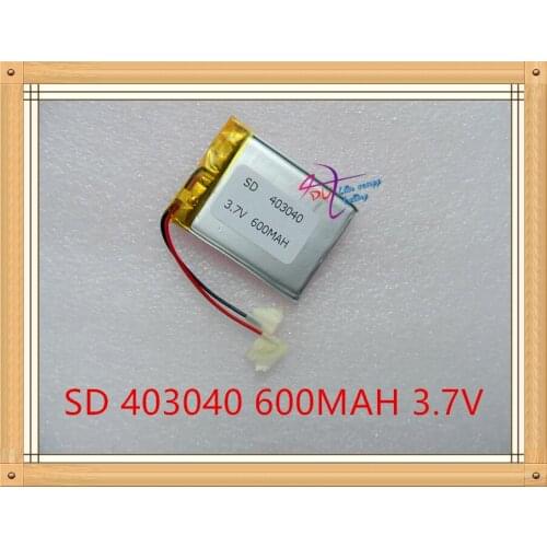 Rise of energy 3.7V lithium battery tachograph shipping 043040 600mAh speakers general rechargeable polymer batteries