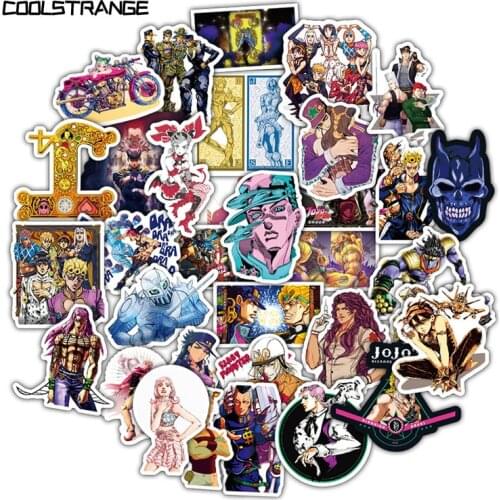 10/30/50Pcs JOJOS BIZARRE ADVENTURE Japanese Anime Stickers For Motorcycle Skateboard Phone Guitar DIY Manual Album Helmet