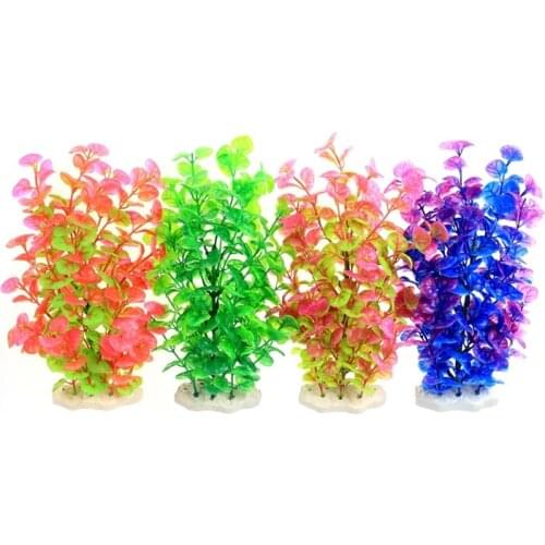 2019 new 8CM * 26CM PE material pine strip aquatic plant aquarium decoration underwater creature fish tank green plant