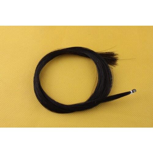 5 hanks Black Horse Tail Hair Violin Bow hair Mongolian Horse