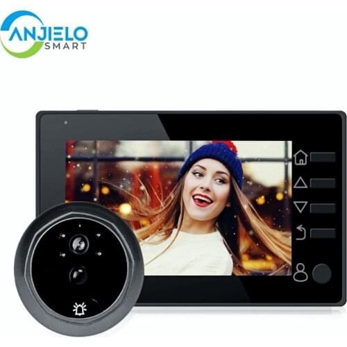 4.3 Inch LCD Digital Video Peephole Doorbell Viewer Door Camera Electronic Door Viewer Security Night Vision Motion Detection