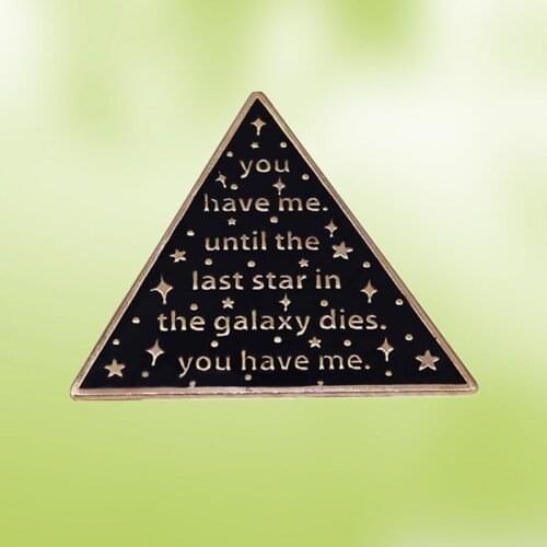 Amie Kaufman Jay Kristoff Quote enamel pin space opera epistolary novel Knopf Books brooch