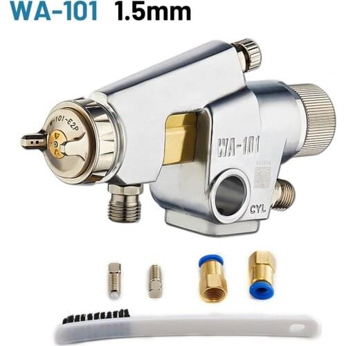 WA-101 Spray Gun Pneumatic Automatic Paint Sprayer 0.8/1.0/1.3/1.5/1.8mm Nozzle For Water Spray Pipeline Spray Paint Sprayer