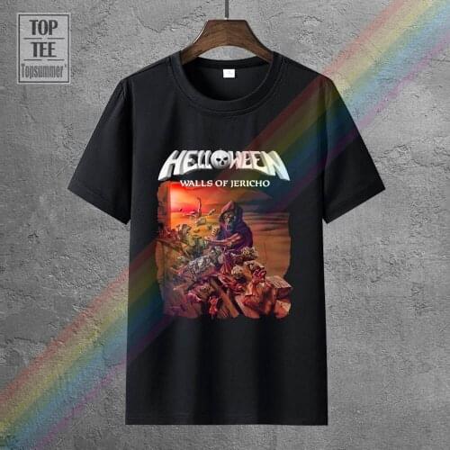 Helloween Walls Of Jericho T Shirt S M L Xl 2Xl Brand New Official T Shirt