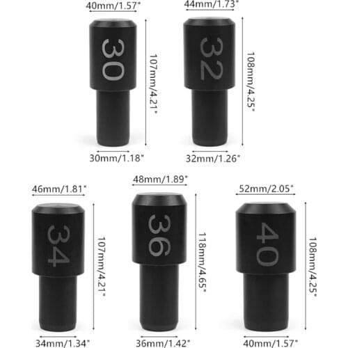 Bicycle Front Fork Bicycle Dust Seal Installation Tool Kit Compatible With Rockshox 30/32/34/36/40mm Tube Diameter X3UA