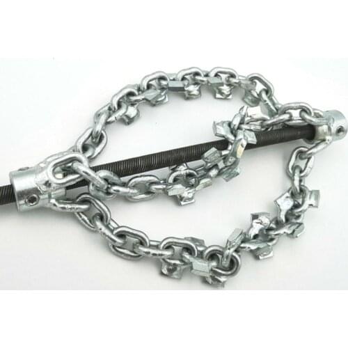 LEADFEN with carbide-tip drain cleaning cutter DN150mm pipe cleaning knocker 10mm push rod flexible cable drain cleaning knocker