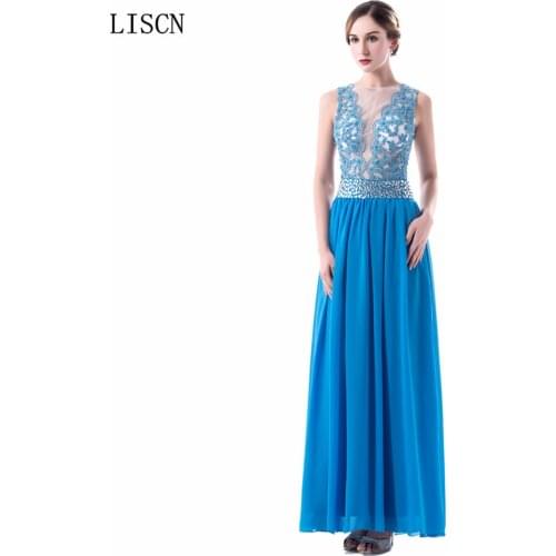 Женские вечерние шифоновые платья LISCN China At AliExpress