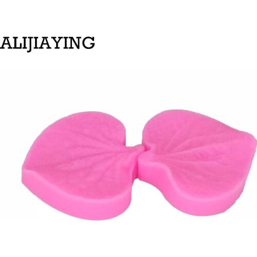 M1029 2pcs/set Fondant Cake Decorating Tools Flower Making GumPaste Floral Petal Leaf Veiner Silicone Molds Baking Fondants