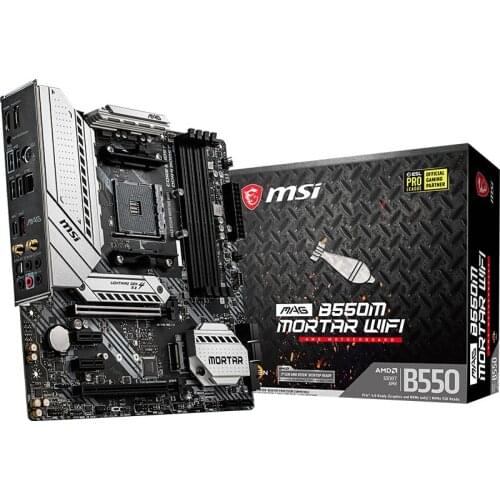 MAG B550M MORTAR WIFI mortar computer motherboard supports 3500X//3600X