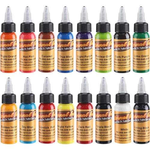 Tattoo & Body Art Real Skin Tattoo Ink Set DYNAMIC Ink Body Permanent Tattoo Paint Color Makeup Pigment Paint Tattoo Supplies