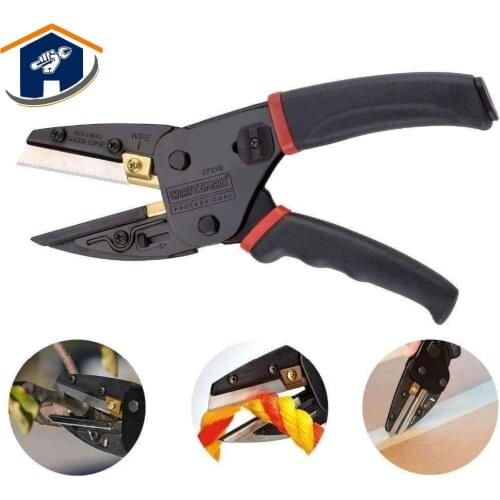 HS Tools 3 In 1 Multifunction Pipe Wire Cutter SK5 Blade Rope Cable Cutting Tool Garden Pruner Scissors Pruning Shears