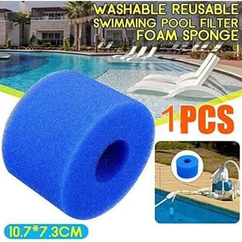 For Intex Pure Spa Reusable Washable Foam Hot Tub Filter Cartridge S1 Type