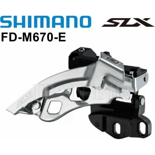 SHIMANO SLX M670 Mountain Bike Derailleur FD M670 E Bike Front Derailleur FD-M670-E Front Derailleur FD 660 E