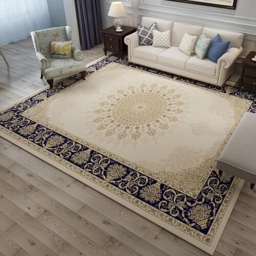 Persian Rugs And Carpet For Home Living Room Dining Coffee Table Mat Polypropylene Bedroom Area Rug Europe Carpet For Thick