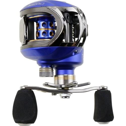 Right Hand Fishing Reel for Seawater and Freshwater 6.3:1 Metal Bait Casting Fishing Reel Max Drag 10+1 Bearing Fish Reel