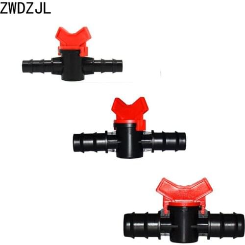Garden tap 1/2 3/4 irrigation water valve 5/8 hose Mini Valve 20mm waterstop connectors 16mm" barb Drip adapter 15pcs